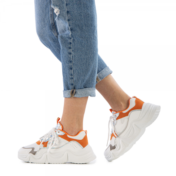 Γυναικεία αθλητικά παπούτσια  Taine πορτοκάλι - Kalapod.gr